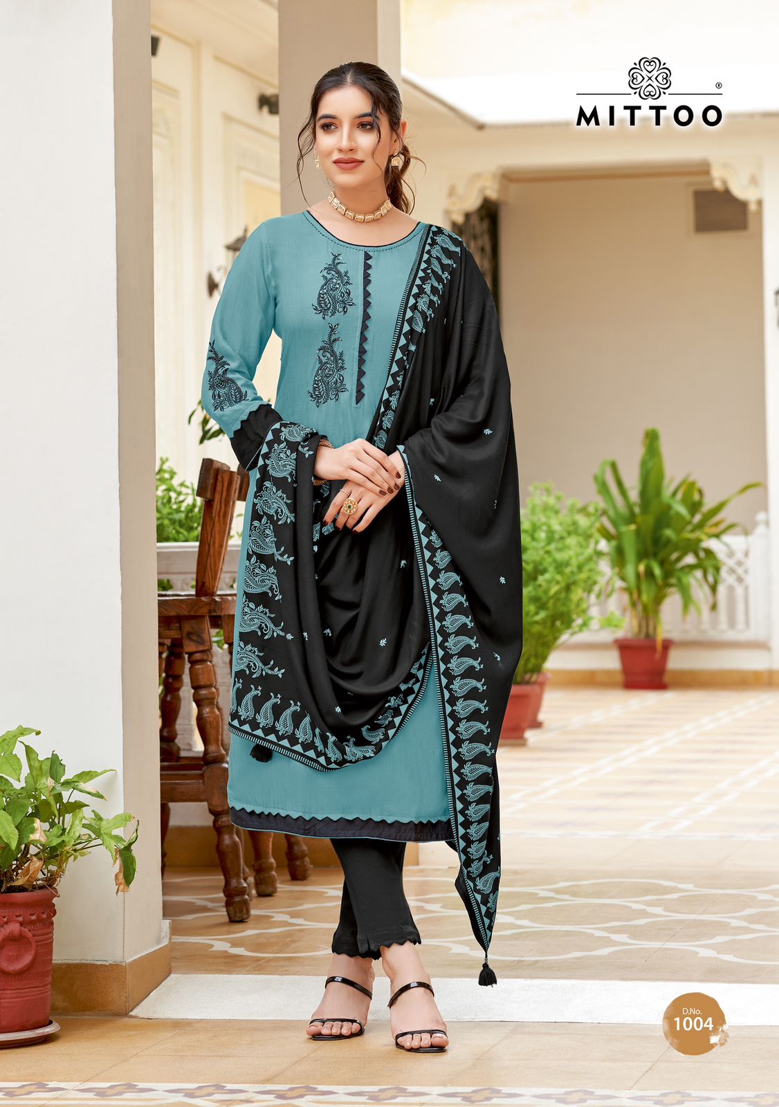 Festiva By Mittoo Rayon Weaving Kurti With Bottom Dupatta Wholesale Market In Surat 
